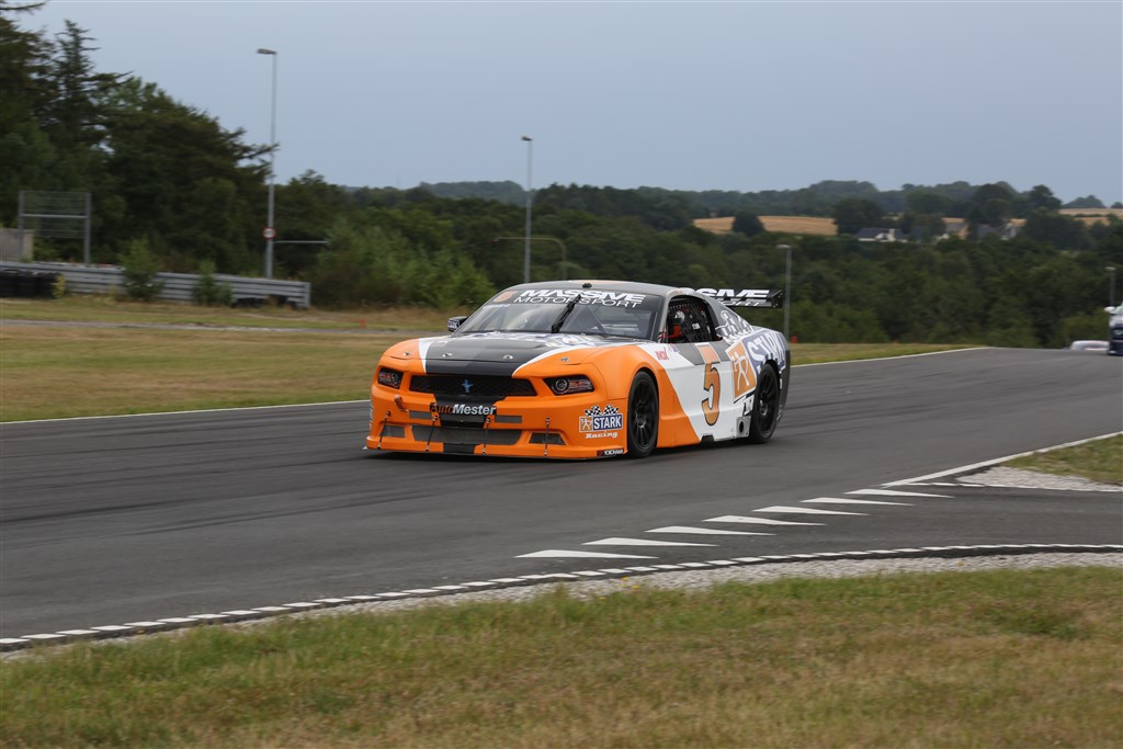 Casper Elgaard vandt Løb 1 på Ring Djursland
(Foto: Motorsporten.dk)